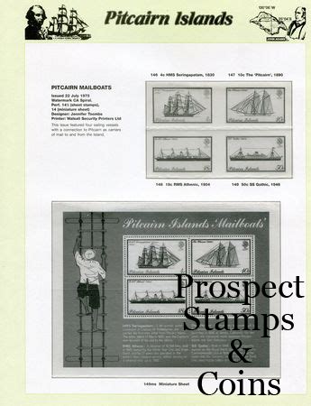 Stamp Accessories and Catalogues :: Seven Seas Stamp Illustrated Albums :: Seven Seas Pitcairn ...