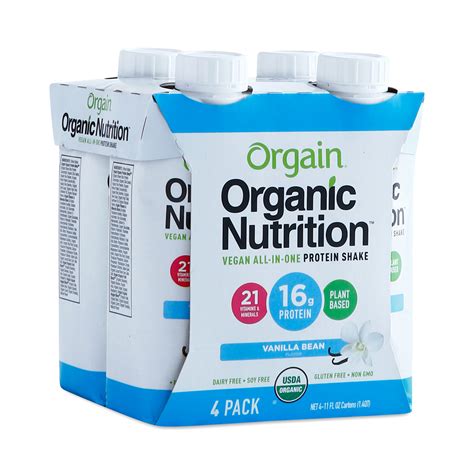 Organic Vegan Protein Shake, Vanilla by Orgain - Thrive Market