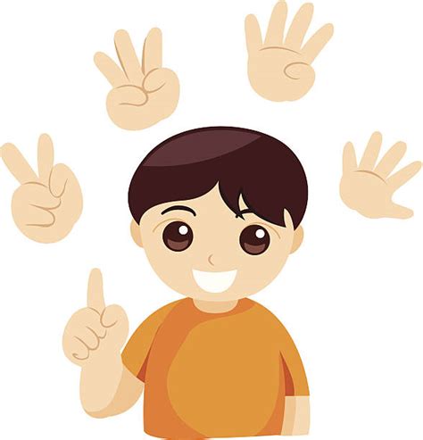 Child Counting Fingers Illustrations, Royalty-Free Vector Graphics & Clip Art - iStock