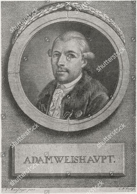 Johann Adam Weishaupt 17481830 German Philosopher Editorial Stock Photo ...