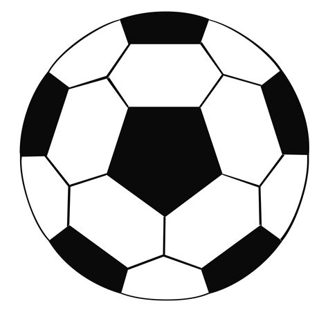 Soccer Ball Outline Vector at GetDrawings | Free download