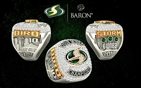 2018 Seattle Storm WNBA Championship Ring - Baron Rings