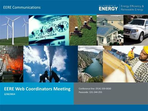 PPT - EERE Communications PowerPoint Presentation, free download - ID:2683519