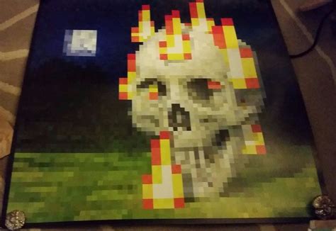 Minecraft Skull Painting