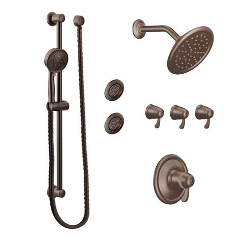 Shop Moen Transitional Oil-Rubbed Bronze-Spray Shower System at Lowes.com