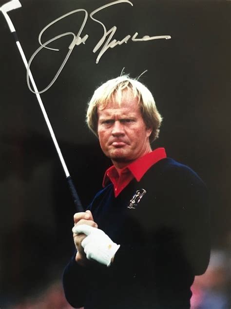 Framed Jack Nicklaus Authentic Autograph with Certificate of ...