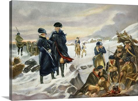 George Washington And Marquis Lafayette At Valley Forge After Alonzo Chappel Wall Art, Canvas ...