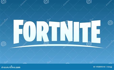 Online Game Fortnite Vector Logo Editorial Stock Photo - Illustration of format, palm: 195809318