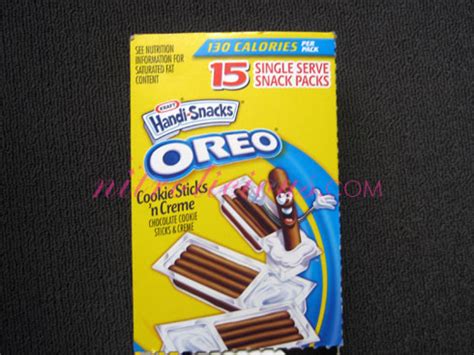 Handi-Snacks Oreo Cookie Sticks 'n Creme - nitrolicious.com