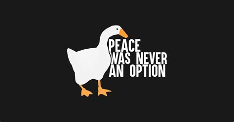 Peace Was Never An Option - Meme - T-Shirt | TeePublic