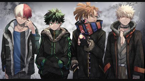 Izuku Midoriya Katsuki Bakugou Shoto Todoroki HD My Hero Academia ...