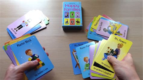 Happy Families Card Game Printable