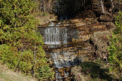 Alger Falls in Munising - One of the Easiest Waterfalls to View in Michigan - Travel the Mitten