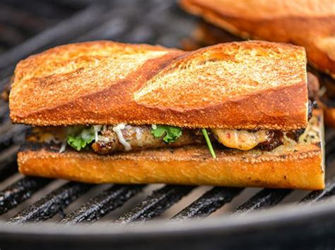 Grilled Merguez Sandwiches With Caramelized Onions, Manchego, and ...