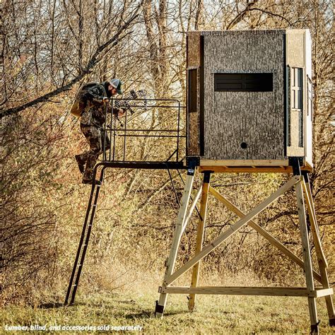 Adjustable Ladder Platform - Shadow Hunter Blinds