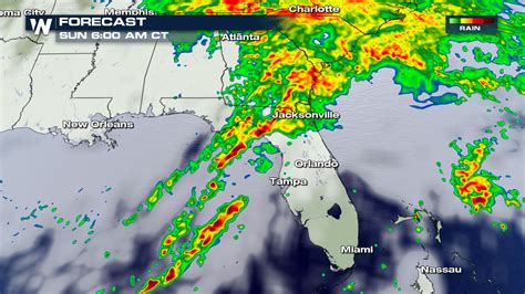 Active Weather for Florida Sunday - WeatherNation