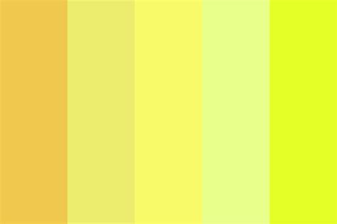 Yellow pear pieces Color Palette