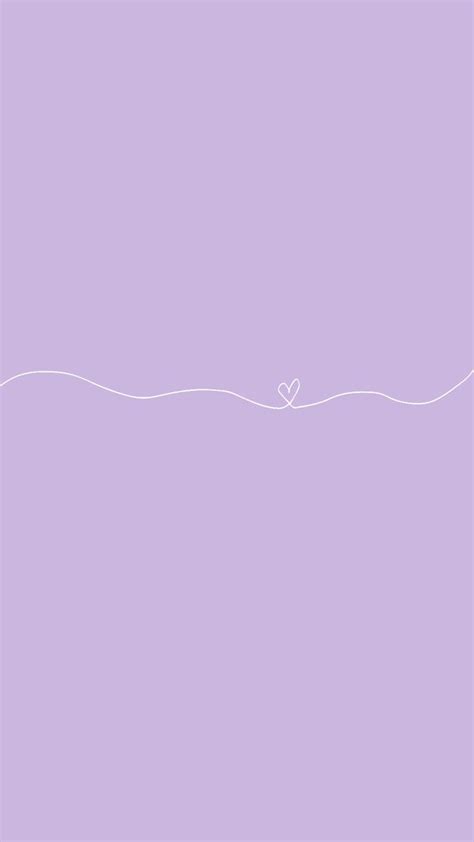 Purple wallpaper heart simple instagram iphone lavender | Sfondi viola, Sfondi per iphone ...