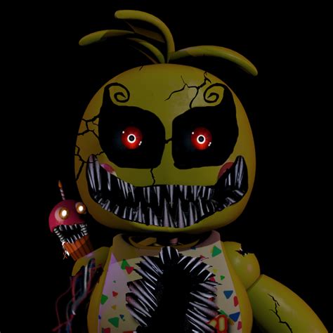 Nightmare Toy Chica V2 (WAY BETTER) : r/fivenightsatfreddys