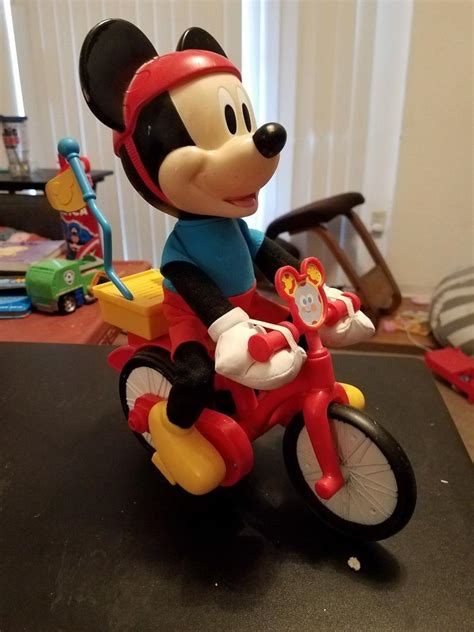 Mickey Mouse Clubhouse Silly Wheelie Mickey Bicycle Animated Talking ...