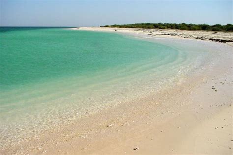 The beach of Assara island where we paused on our way back from the ...