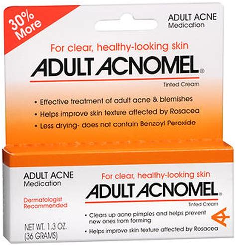 Acnomel Adult Acne Medication Tinted Cream 1 oz