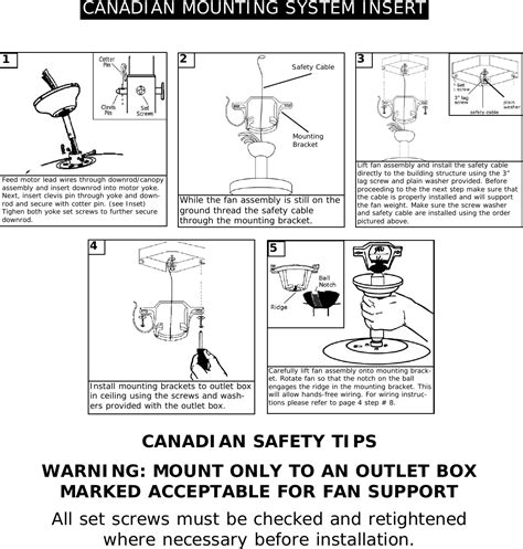 Monte Carlo Fan Company Ceiling Fans Users Manual