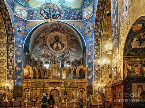 Russian Orthodox Cathedral Nice France Interior Photograph by Wayne Moran - Fine Art America