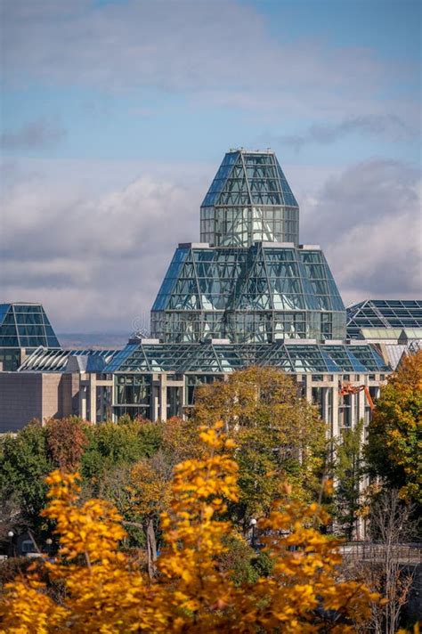 View of the National Gallery of Canada in Ottawa Stock Image - Image of ...