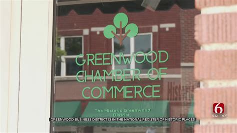 Greenwood Chamber Of Commerce Celebrates District’s Recognition As Historical Site