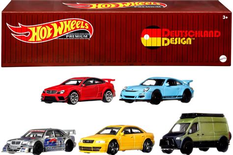 Hot Wheels - Premium Car Culture Deutschland Design Vehicles with 5 ...