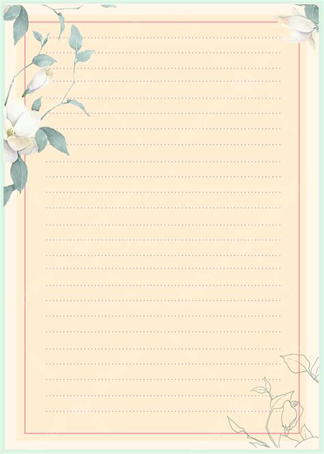 Beautiful Letter Paper