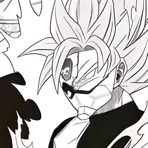 Goku Black Icon ( DBH ) | Dibujos, Foto en dibujo, Arte de naruto