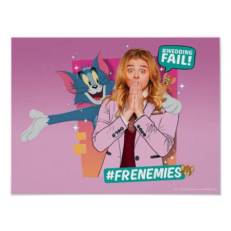 Tom & Jerry With Kayla - Frenemies Poster | Zazzle | Tom and jerry, Frenemies, Kayla