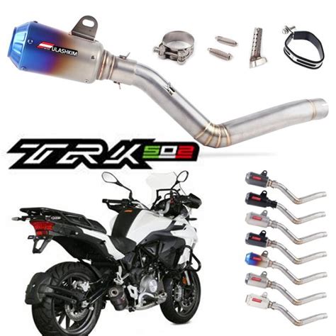 Slip On Exhaust For Benelli TRK 502 DB-Killer TRK502 Motorcycle Muffler ...