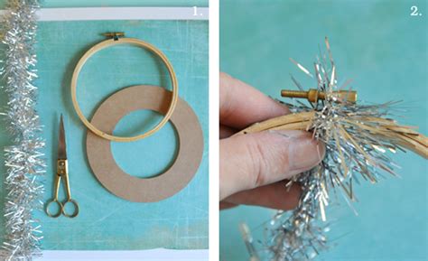 DIY 5 Minute Tinsel Garland Wreath - Home - Creature Comforts - daily inspiration, style, diy ...