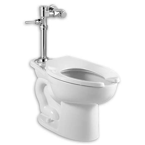 American Standard Madera 1-Piece 1.28 GPF Single Flush Elongated Toilet in White-2857128.020 ...