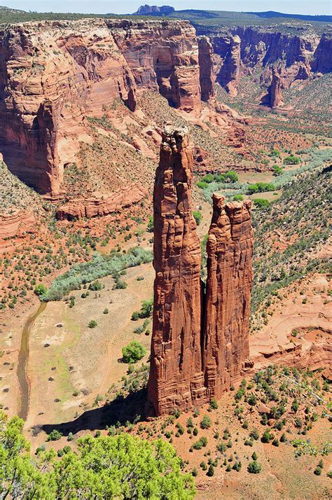 Spider Rock - Canyon de Chelly UT Photograph by Michael Kitahara