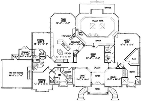 51+ Single Floor House Plans With Indoor Pool