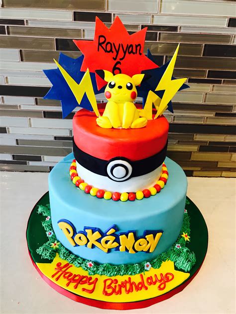 Pokemon Fondant Cake - Rashmi's Bakery