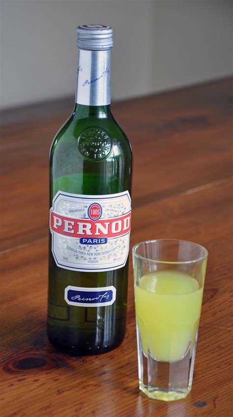 Pernod pastis, surprisingly decent over ice even if you generally do not like fennel / anise ...