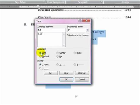 How To Insert Dotted Line In Word Table Of Contents - Printable Templates Free