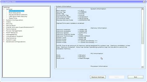 How to Access, Navigate, or Update the BIOS or UEFI | Dell India