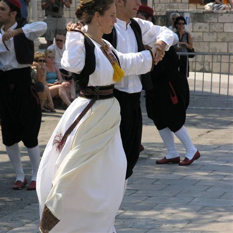 Men's and Women's Croatian Folk Costumes