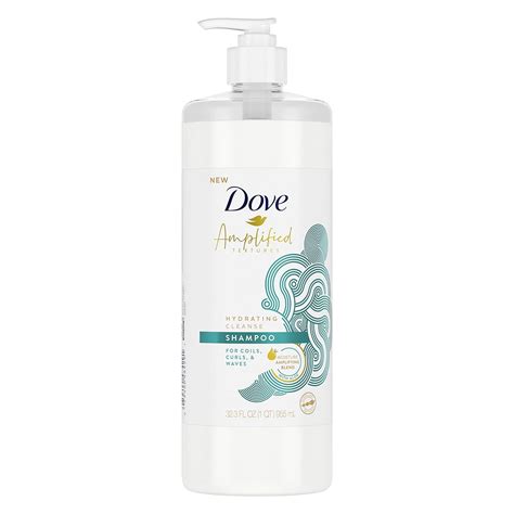 Amazon.com : Dove Amplified Textures Sulfate-Free Moisturizing Shampoo ...