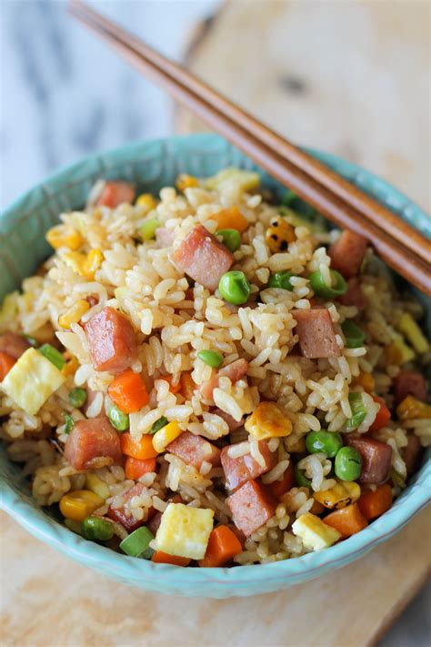 Spam Fried Rice | Spam fried rice, Easy dishes, Fried rice