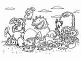 Plants Vs Zombies Image coloring Page  Download Print Or Color Online sketch template