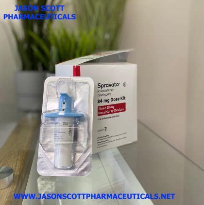 Spravato Esketamine Nasal Spray - JASON SCOTT PHARMACEUTICALS