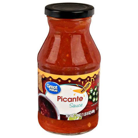 Great Value Medium Picante Sauce, 24 oz - Walmart.com