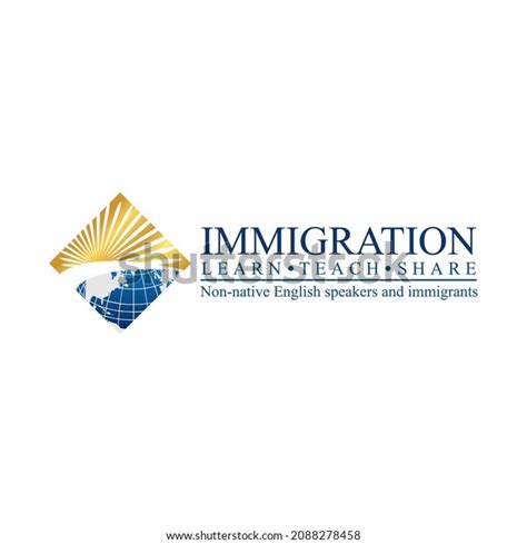 Immigration Logo Vector Concept Immigration Migration Stock Vector ...